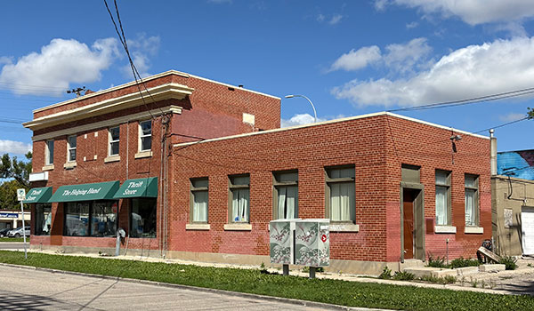Rear of the former Royal Bank Building on Main Street