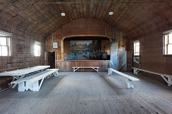 Interior of the Ruthenia Community Hall