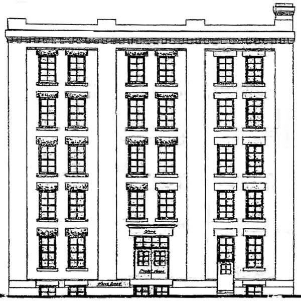 Architectural drawing of Safety Storage Warehouse