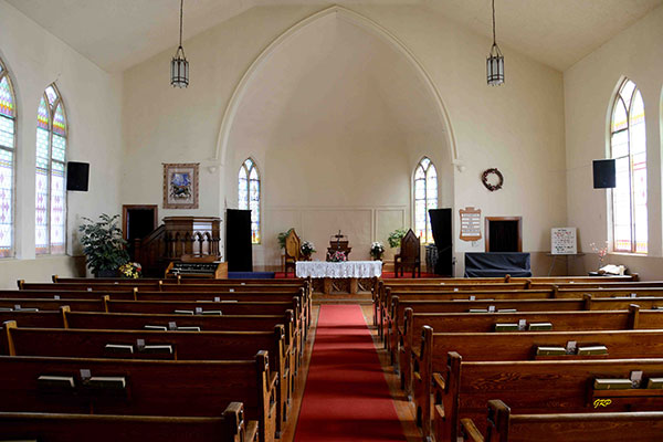 Interior of Salem Community Bible Church