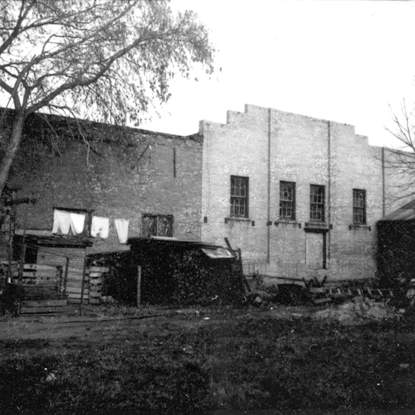 Rear of the former Schnider Stable