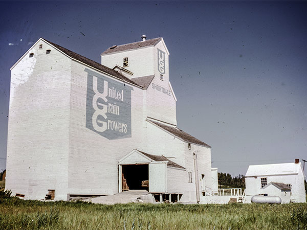 United Grain Growers grain elevator at Shortdale