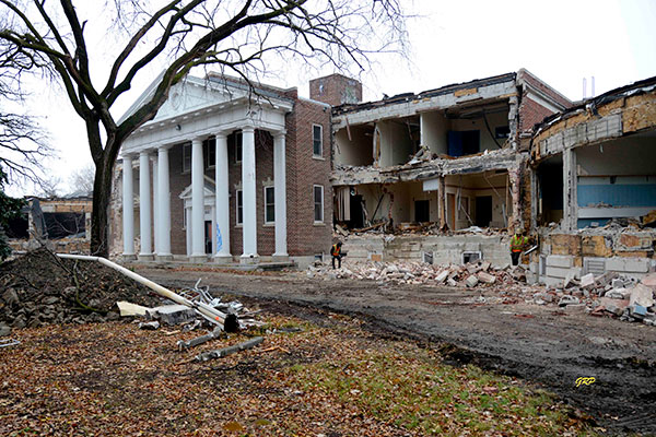 Demolition of Shriners Hospital
