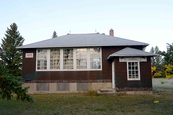 The former Silver Creek School building