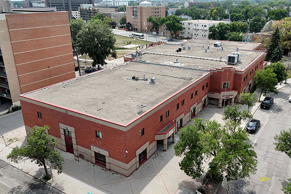 Aerial view of Sister MacNamara School
