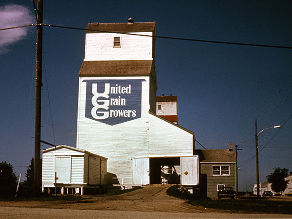 The former United Grain Growers elevator at Somerset