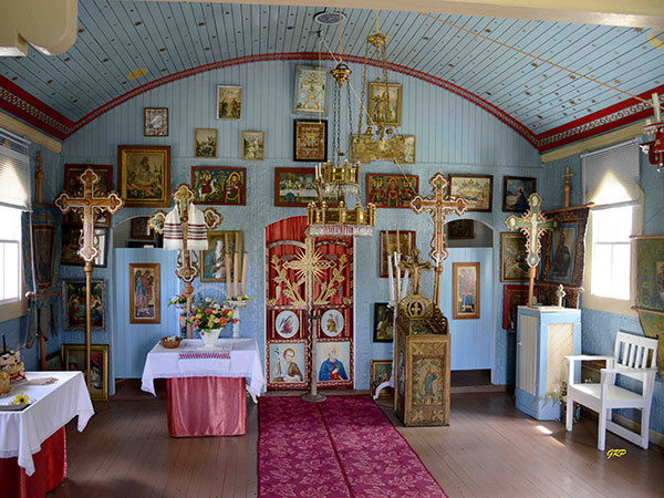 Interior of the second St. Elijah Romanian Orthodox Church