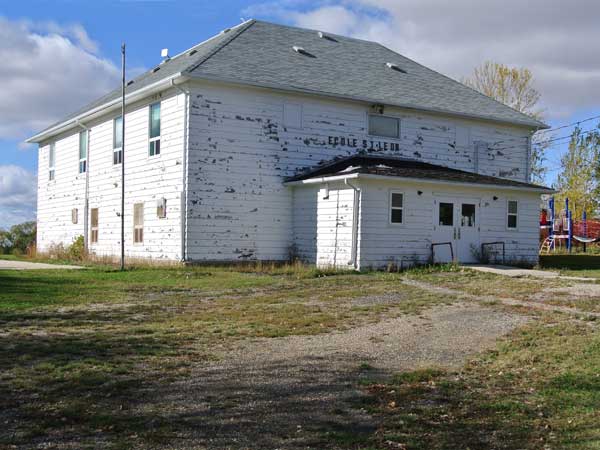 The former St. Leon Village School building