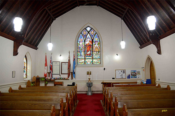 Interior of St. Mary's la Prairie Anglican Church