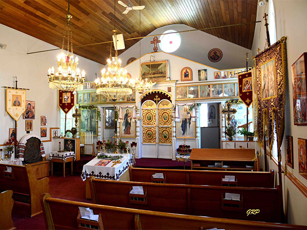 Interior of St. Michael’s Ukrainian Orthodox Church
