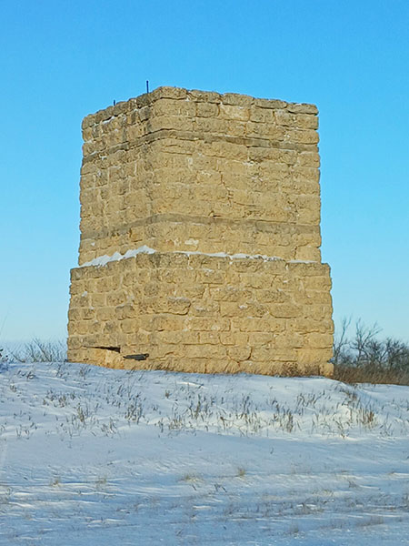 Abandoned kiln on Road 78N just west of Highway #7