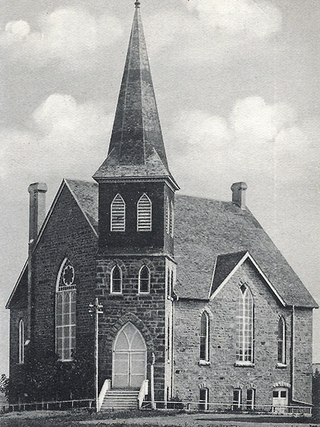 Postcard view of St. Paul’s Methodist Church