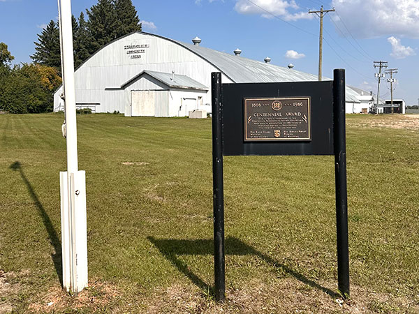 Strathclair Agricultural Society centenary monument