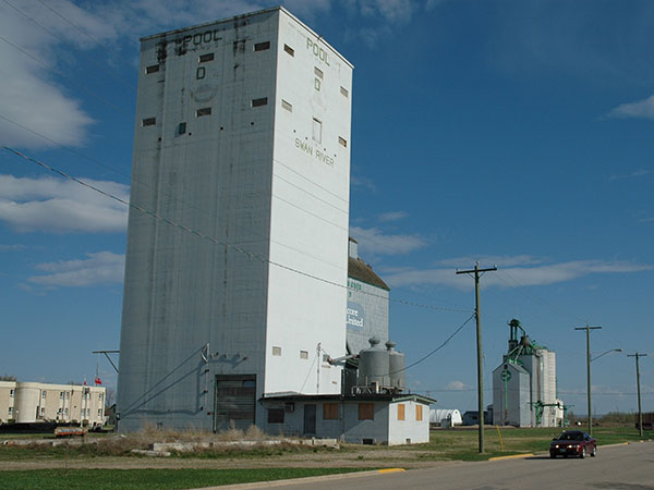The former Manitoba Pool grain elevator D