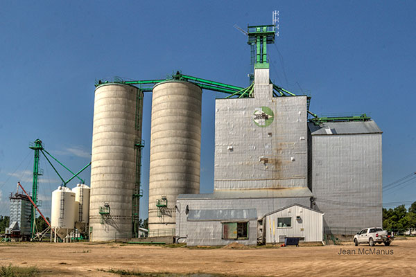 The former Cargill grain elevator at Swan River