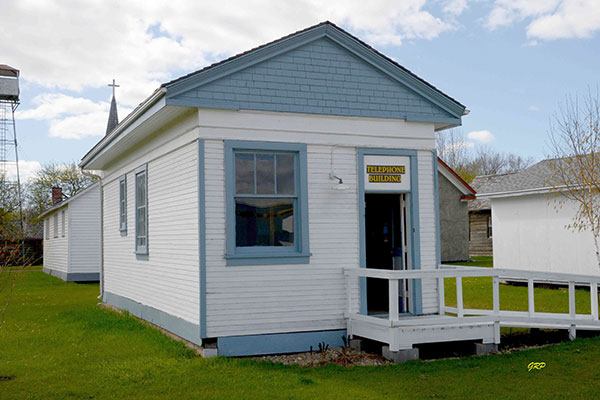 Manitoba Telephone System office from Benito at the Swan Valley Museum