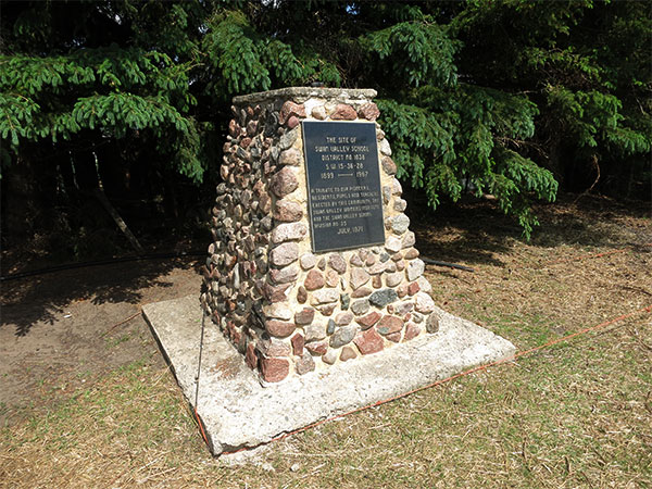 Swan Valley School commemorative monument