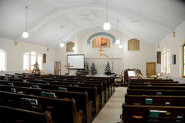 Interior of Tabernacle Baptist Church