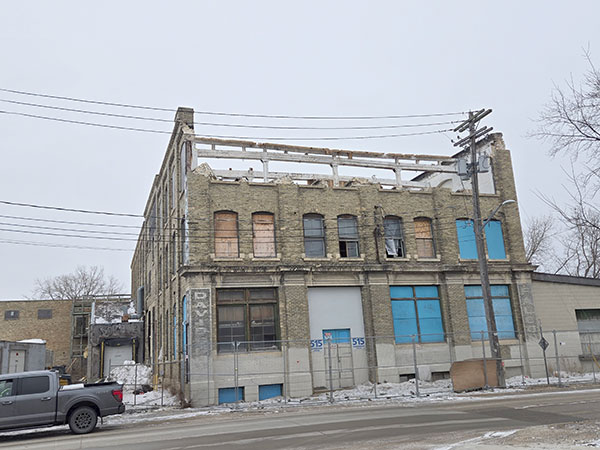 Thomas Davidson Warehouse under demolition