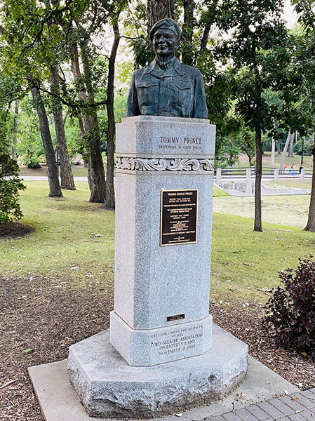 Tommy Prince commemorative monument