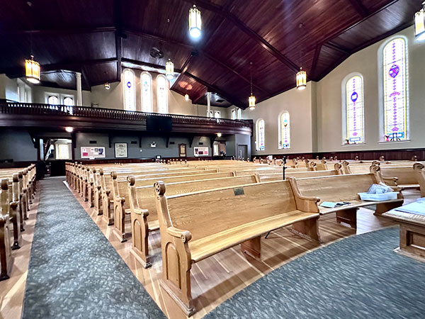 Interior of Trinity United Church