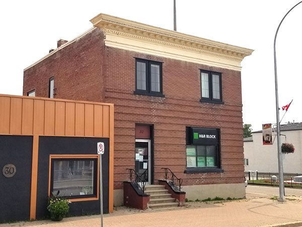 The former Union Bank Building at Minnedosa