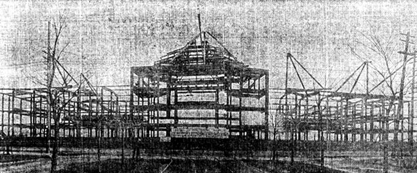 Union Railway Station under construction