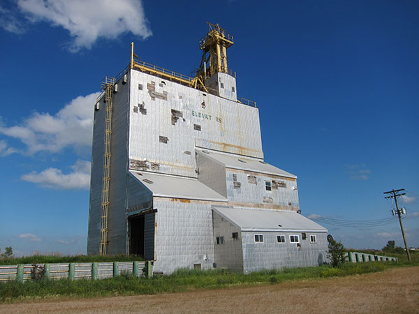 The former Manitoba Pool Elevator at Virden