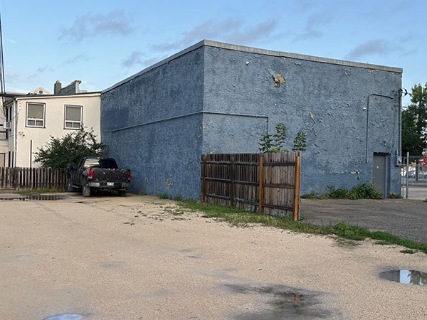 Rear of the former Von's Theatre