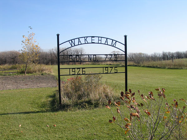 Wakeham School commemorative sign