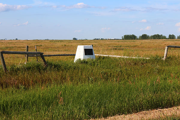 Waterloo School commemorative monument