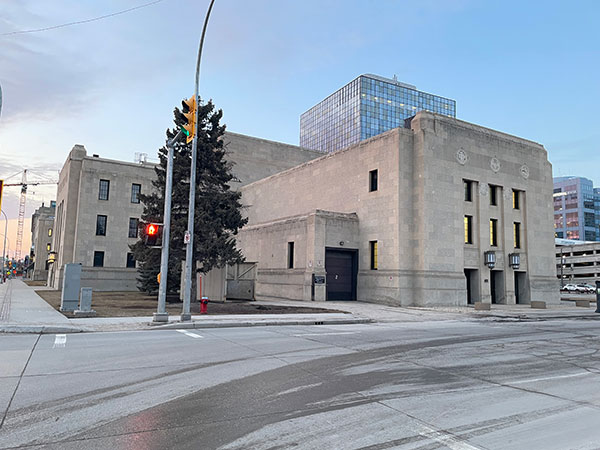 South elevation of the former Winnipeg Auditorium