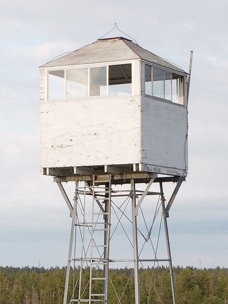 Observation platform of Woodridge Fire Tower
